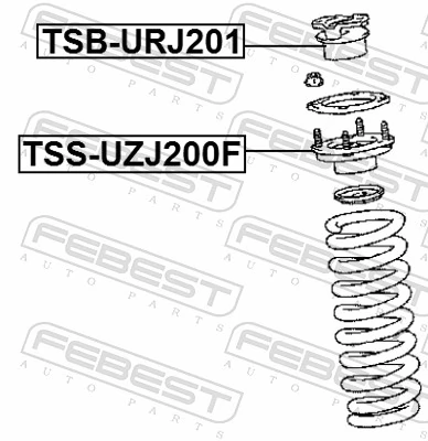 TSSUZJ200F Febest Кріплення переднього амортизатора