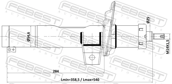 Стойка амортизатора передняя Volkswagen Jetta V седан (1K2) (2004 - 2010) ціна, від 71.36 USD