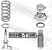 NSHBT30R Febest Пильник стійки задньої