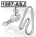 20145011 Formpart/Otoform Ролик натяжителя ременя агрегатів