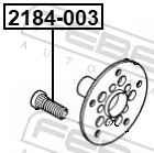2184003 Febest Болт кріплення колеса передній