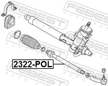 2322POL Febest Тяги кермові