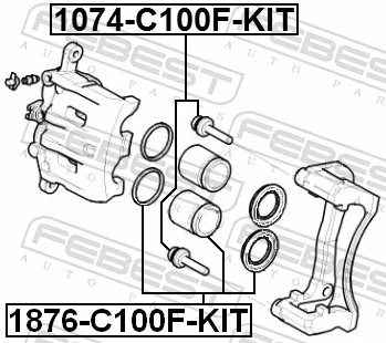 Купити RK31150 Goodrem Ремкомплект переднього супорту