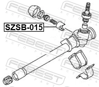 SZSB015 Febest Ремкомплект до рульової рейки