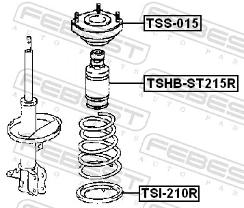 4834120280 Toyota Буфер амортизатора заднього