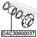 Підшипник маточини задньої CX/Complex 081 ціна, від 8.68 USD