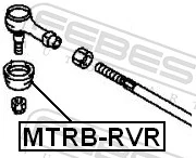 MTRBRVR Febest Пильник рульового наконечника