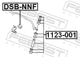 96191889 Onnuri Втулка стабілізатора переднього