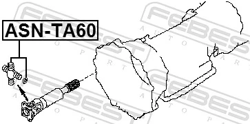 ASNTA60 Febest Хрестовина карданного валу
