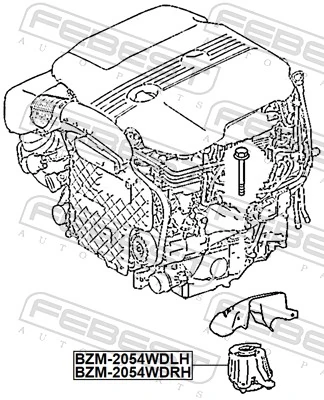 Права подушка двигуна Mercedes E седан (W213) (2016 - 2023) ціна, від 80.07 USD