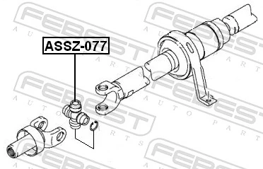 ASSZ077 Febest Хрестовина рульового механізму
