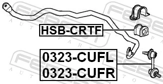Купити SW85942000 Swag Подушка стабілізатора передня