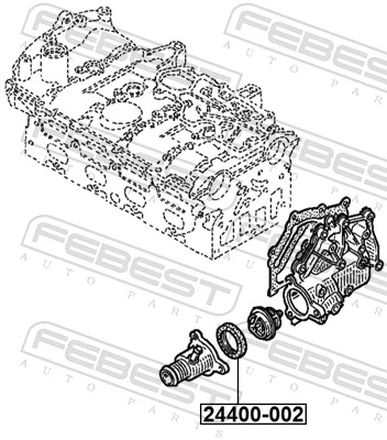 Купити Прокладка термостата Renault Clio SYMBOL LB0, LB1, LB2