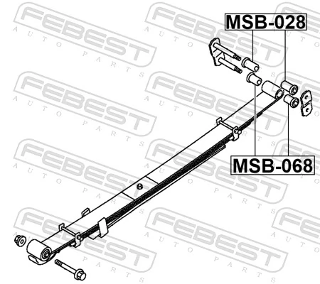 6000605897 Fiat/Alfa/Lancia Сайлентблок сережки ресори