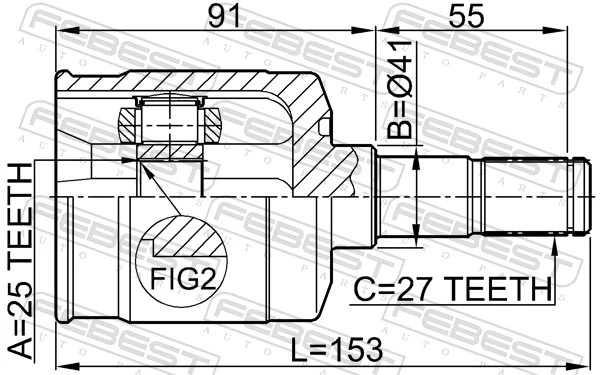 Граната внутрішня ліва TIJ0066 Magneti Marelli