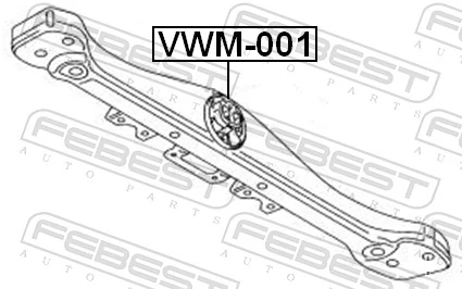 VWM001 Febest Сайлентблок роздавальної коробки