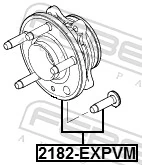 2182EXPVM Febest Маточина (передня)