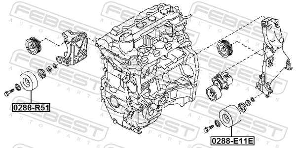 Купити 11927ED320 Renault (RVI) Ролик приводного ременя, паразитний