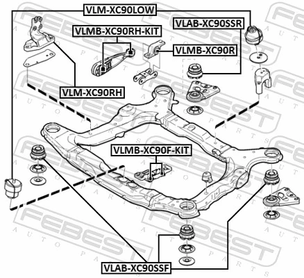VLABXC90SSR Febest 