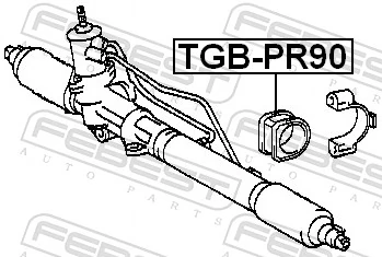 TGBPR90 Febest Втулка кріплення кермової рейки