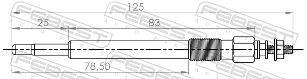 Свіча накалу NGK DP34 ціна, від 10.20 USD