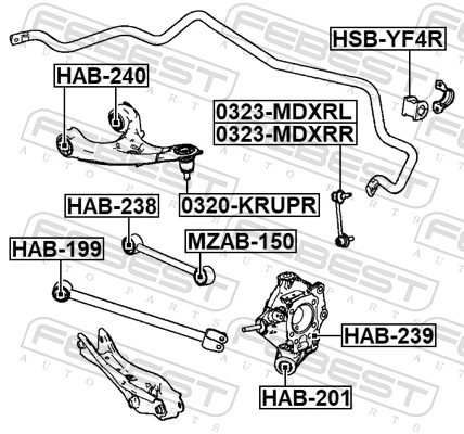 HAB240 Febest 