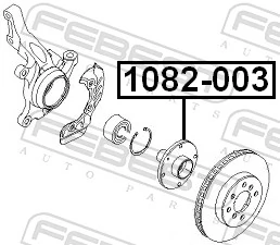 Маточина колеса передня CRB 13115D3021 ціна, від 22.32 USD