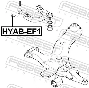 HYABEF1 Febest Сайлентблок переднього верхнього важеля