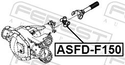 ASFDF150 Febest Хрестовина карданного валу