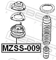 MZSS009 Febest Опора амортизатора