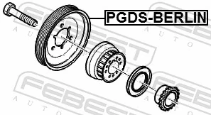 PGDSBERLIN Febest Демпфер колінвалу