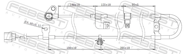 Датчик АБС задній лівий AND 3S927005 ціна, від 16.88 USD
