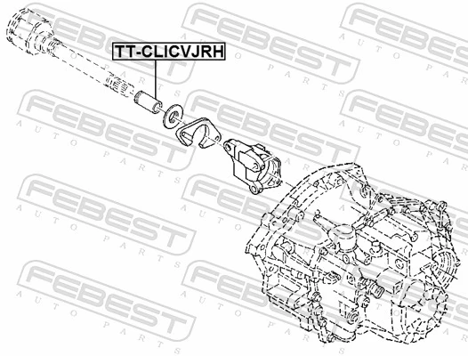 TTCLICVJRH Febest Граната зовнішня