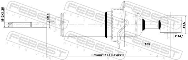 PS15624 Sato Tech Стійка передня