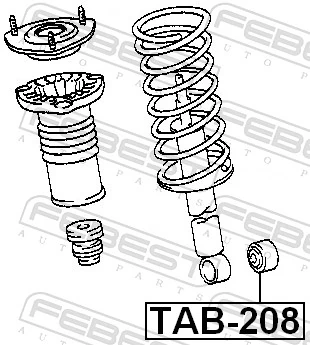 TAB208 Febest Сайлентблок амортизатора переднього