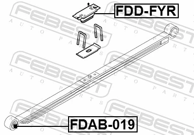 FDDFYR Febest Відбійник задньої ресори