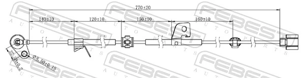 4670B008 Chrysler Датчик АБС (ABS) задній правий