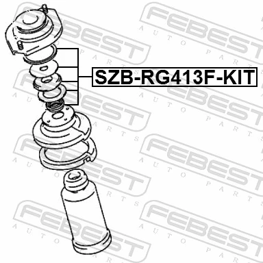 SZBRG413FKIT Febest Підшипник опори амортизатора