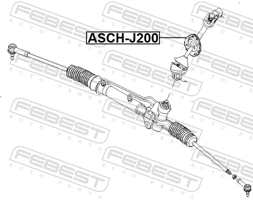 96409535 Opel Вал рульової колонки, нижній