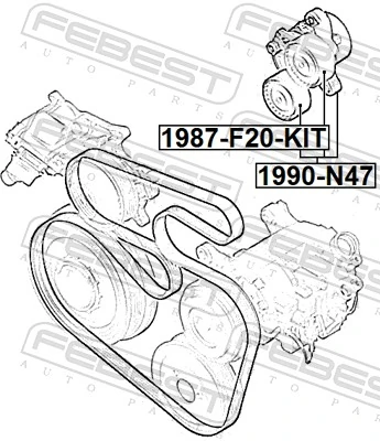 MPQ1248 Magneti Marelli Натяжна планка поліклинового ременя
