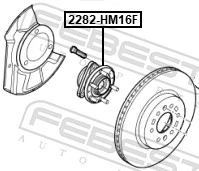 517502J600 Hyundai/Kia Маточина (передня)
