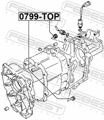 0799TOP Febest Пробка піддона двигуна