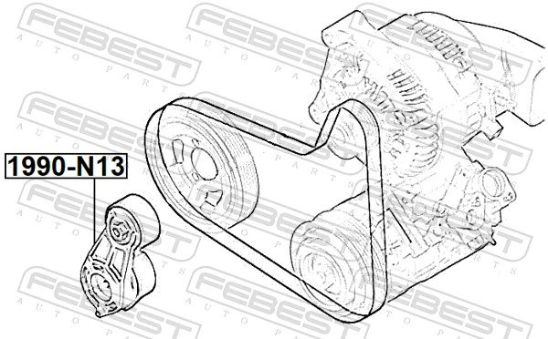 Натягувач приводного ременя Magneti Marelli MPQ1279