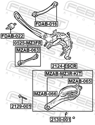 Важіль задньої підвіски нижній, лівий/правий Magneti Marelli ARM598 ціна, від 53.83 USD