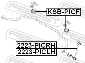 Купити 5481207100 Parts-Mall Подушка стабілізатора передня