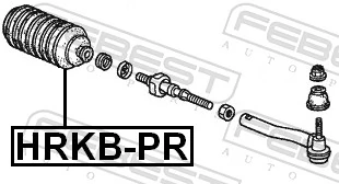 HRKBPR Febest Пильник рульової