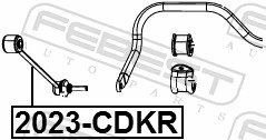SSP2155 Magneti Marelli Тяжка стабілізатора, заднього