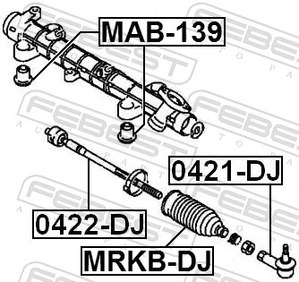 QM0459P Q-top Тяги кермові