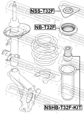 Купити 4060A693 Mitsubishi Опора амортизатора переднього