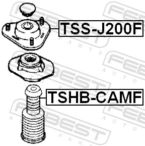 TSSJ200F Febest Кріплення переднього амортизатора